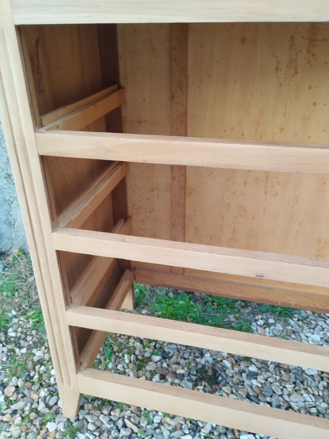 Commode ancienne vintage pieds compas