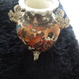 Satsuma tripod vase