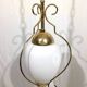 1-light lantern in gold metal