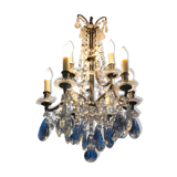 Crystal chandelier diamond cut 9 fires 1880