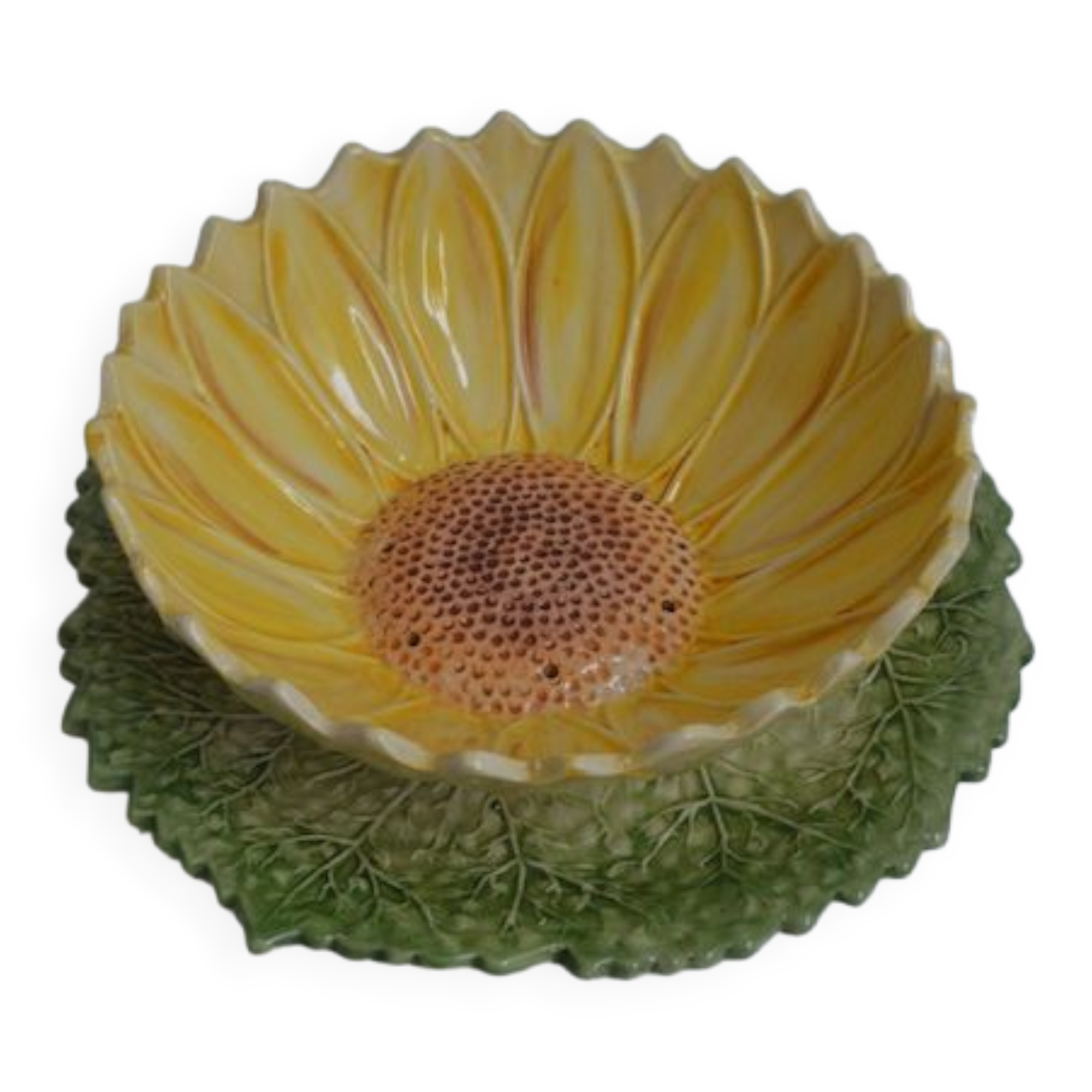 Salad bowl sunflower drainer in slip