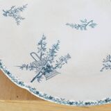 Large plate or serving dish Terre de fer Grand Dépôt E.Bourgeois