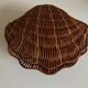Empty corrugated shell pocket in wicker basket makers