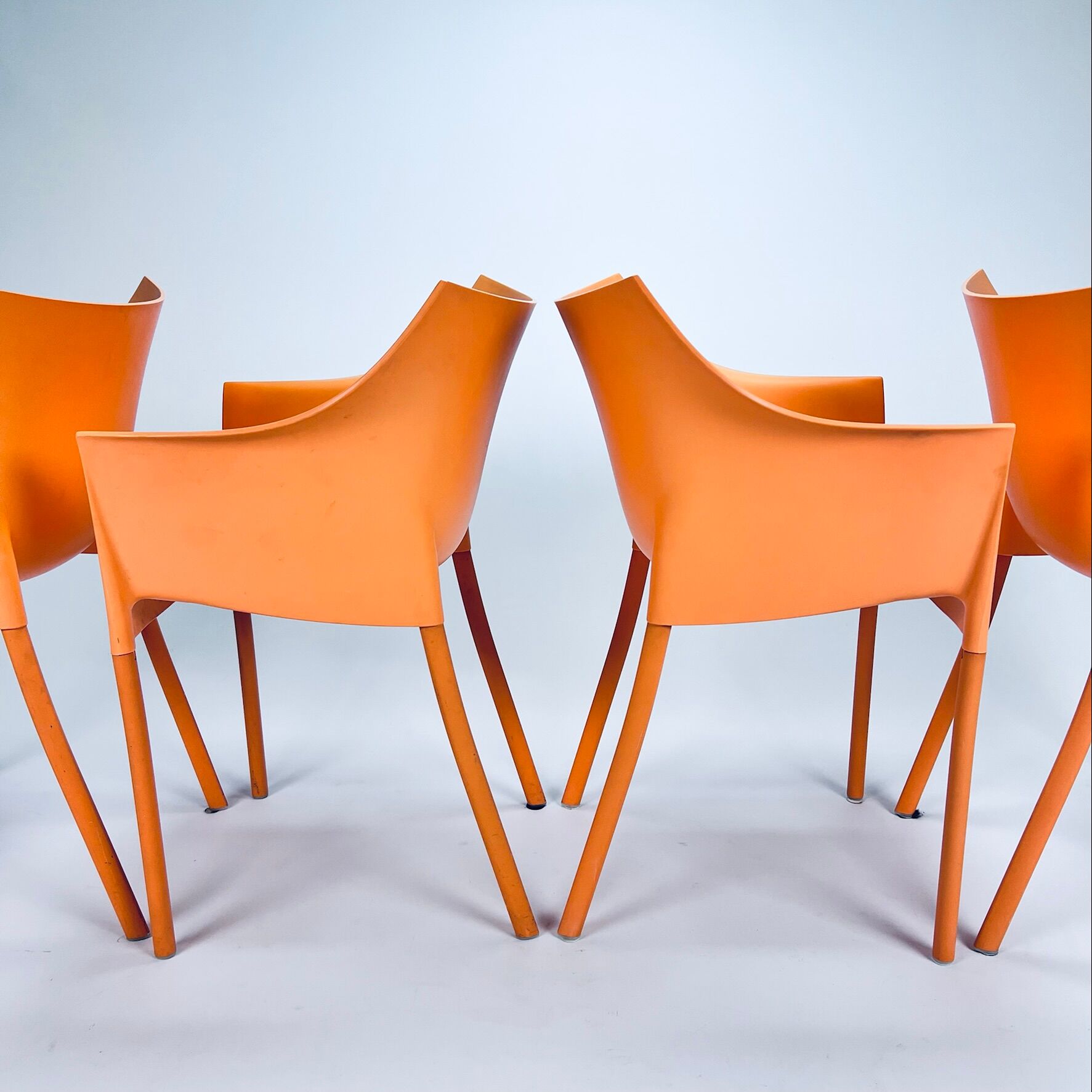 Set of 4 Dr. No chairs by Philippe Starck for Kartell, 1990s