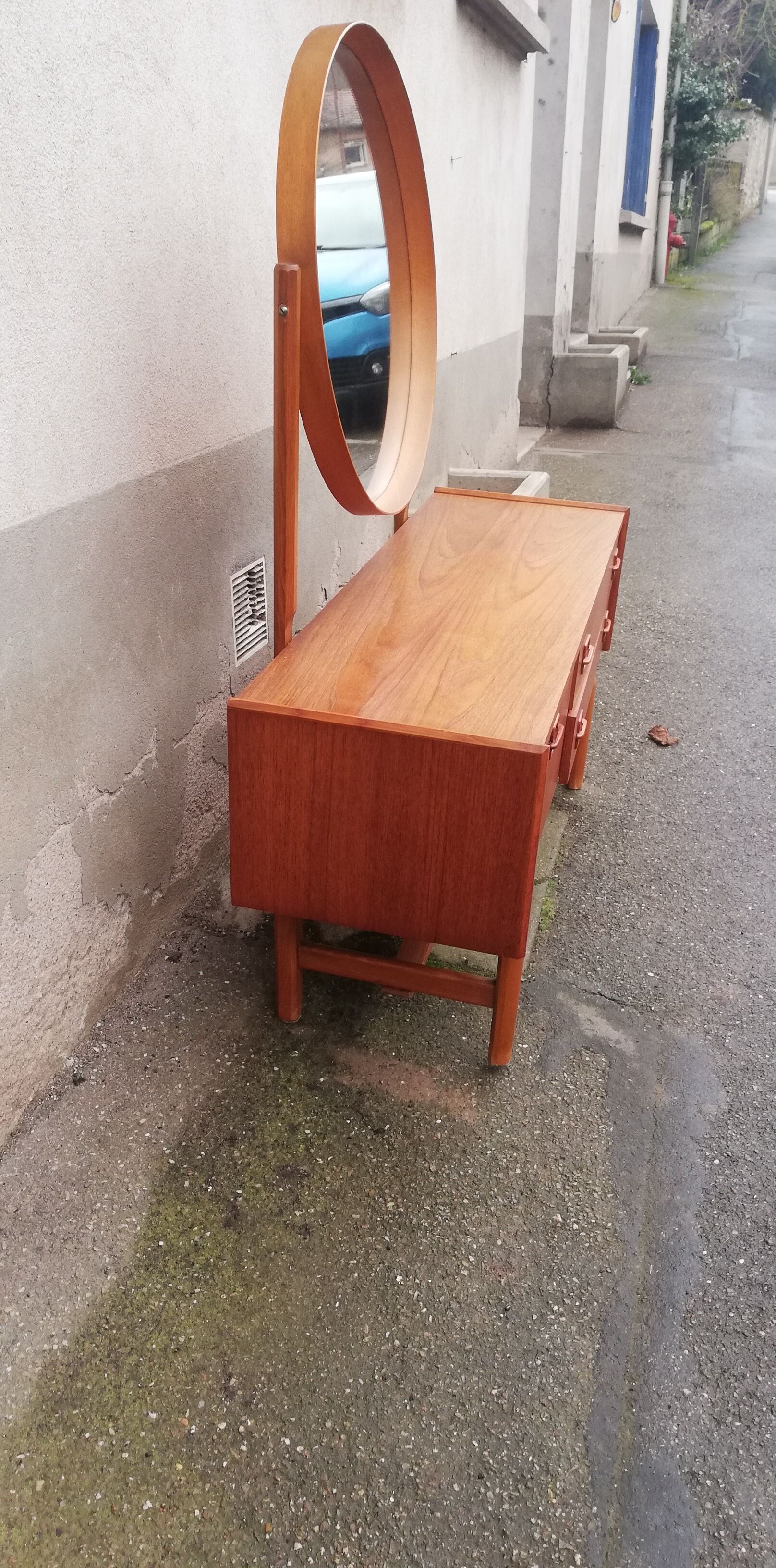 Scandinavian teak dressing table