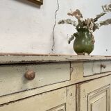 Parisian buffet in patinated wood, circa 1930.