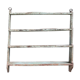 Green Wall shelf wood old teak shabby