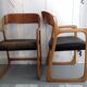 Pair of chairs Baumann sled