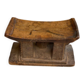 Ashanti stool, West African, carved from solid wood