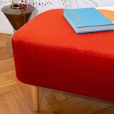 Red-orange bench