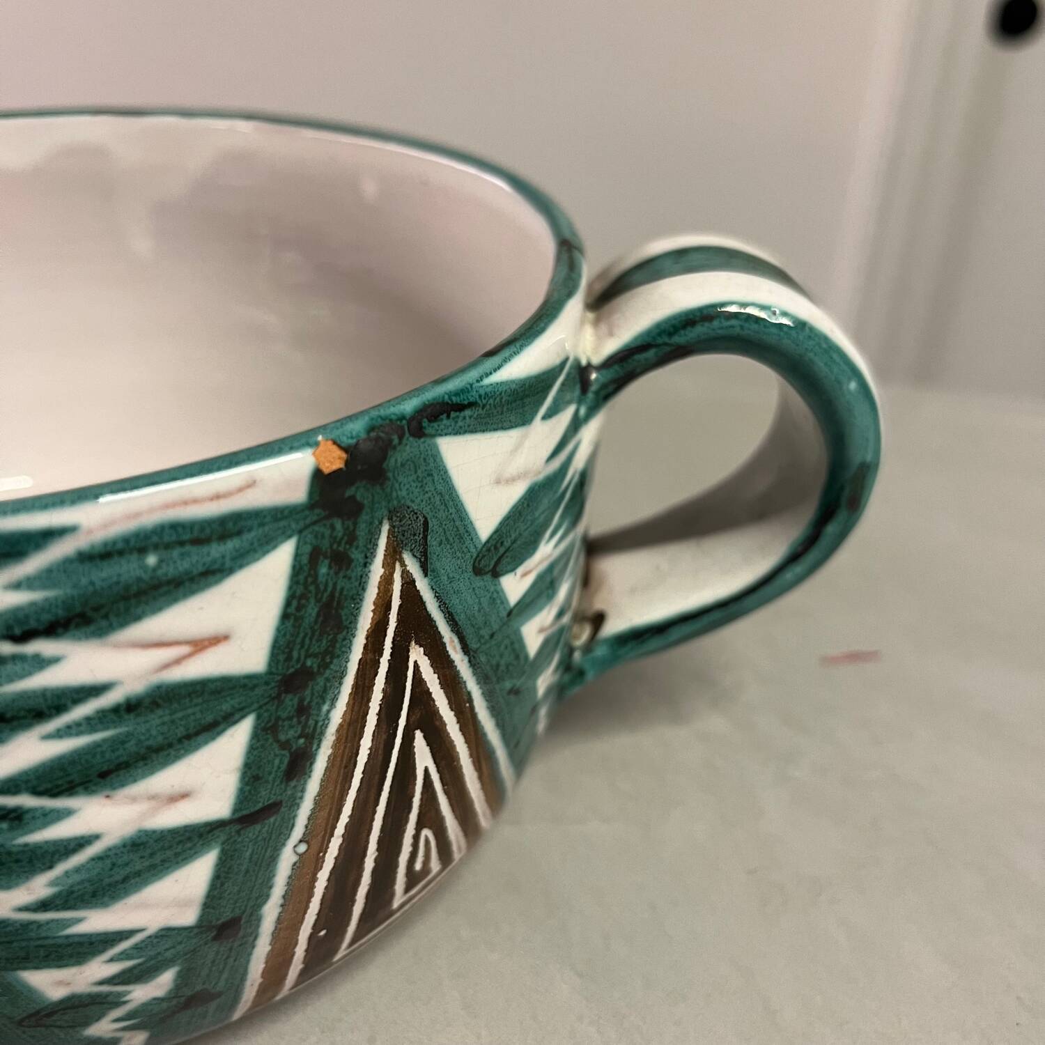 Ceramic salad bowl by Robert Picault