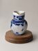 Pichet ancien Reinhold Merkelbach Grenzhausen – Grès bleu cobalt – Décor ra