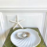 Porcelain scallop dish