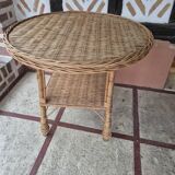 Wicker rattan coffee table