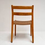 Set of 4 model 84 chairs by Niels Otto Møller, 1960s