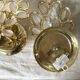 Pair of flower sconces, tassels from the 70s and 80s
