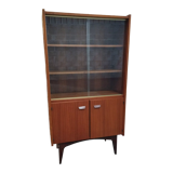 Teak library display case