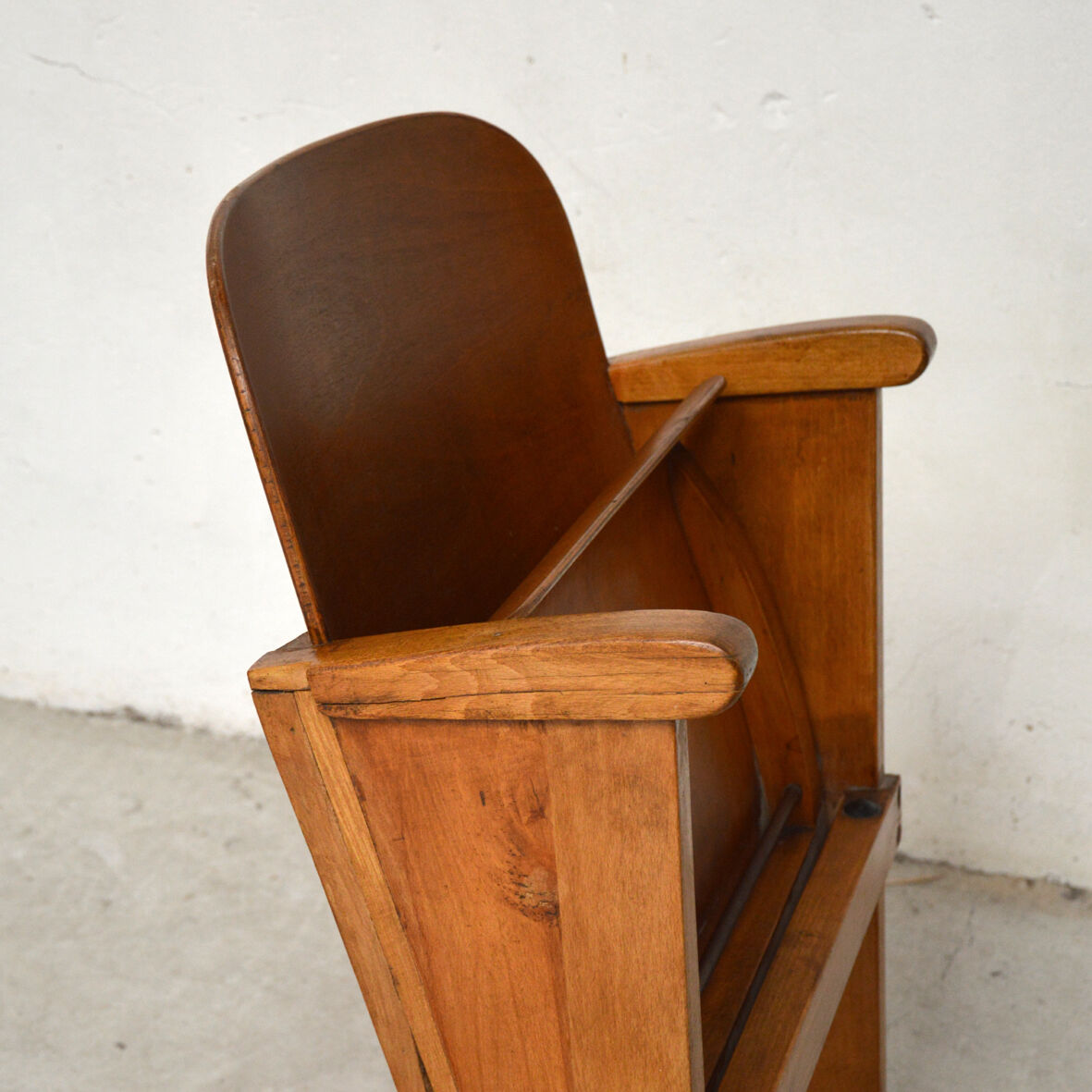 Wooden cinema seat, 1950