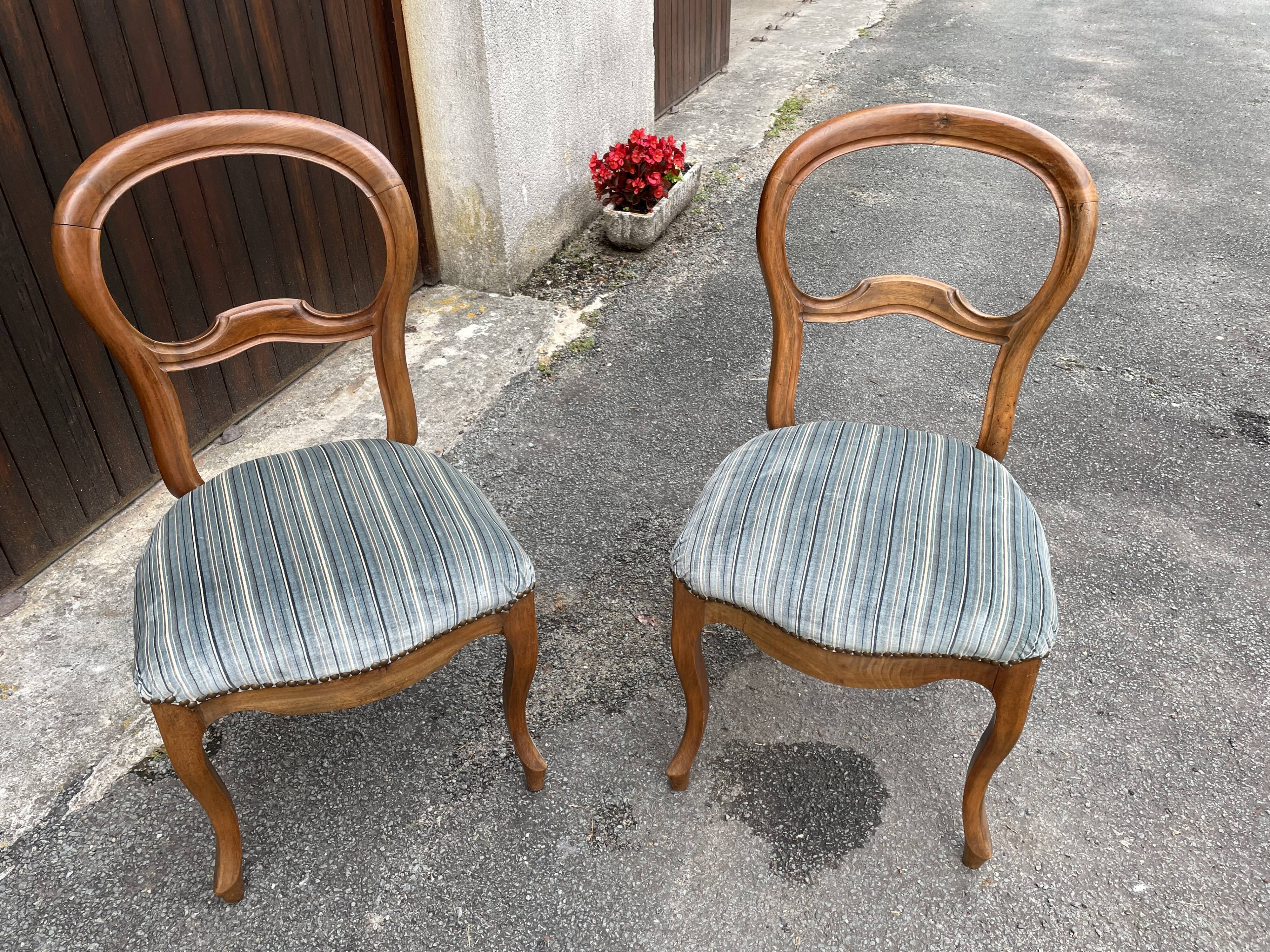 Pair of Louis Philippe chairs