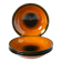 Set of 4 glazed ceramic deep plates, Longchamp, 1960