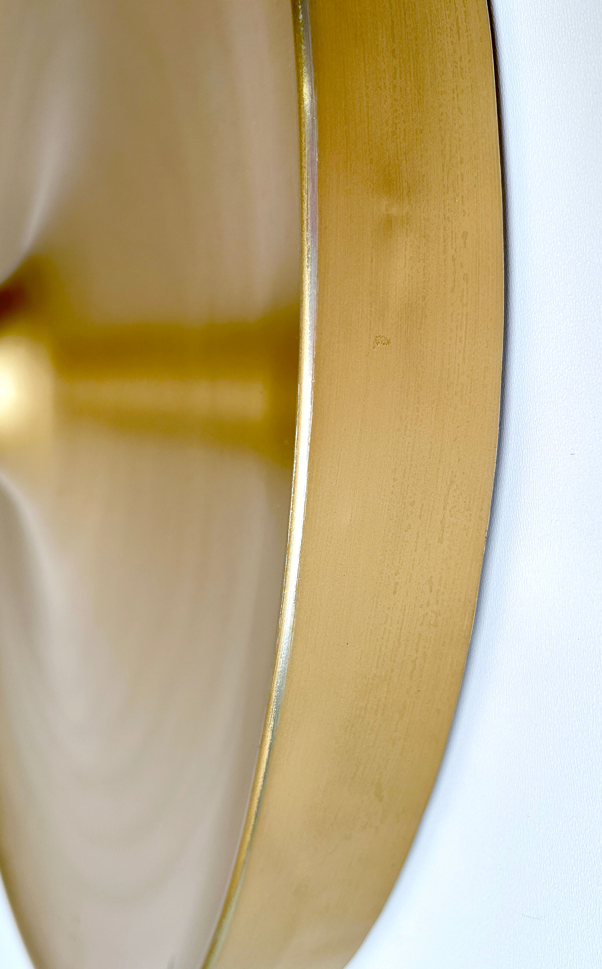 Space Age Vintage wall lamp, 70s, Disc Design, Bronze color
