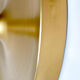 Space Age Vintage wall lamp, 70s, Disc Design, Bronze color
