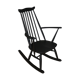 Ercol black rocking chair