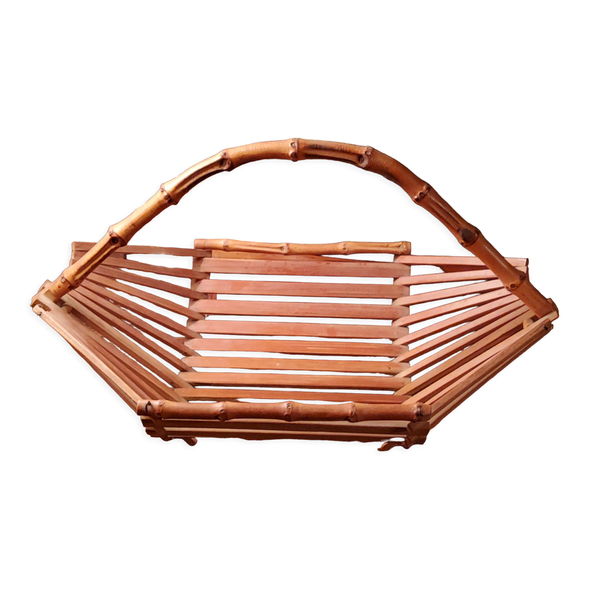 Panier à Fruits En Bambou Tressé - Anti-poussière & Anti-insectes - Idéal Pour Cuisine, Pique-nique Et Décoration Maison - 8