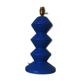 Vintage blue ceramic table lamp