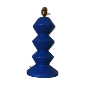 Vintage blue ceramic table lamp