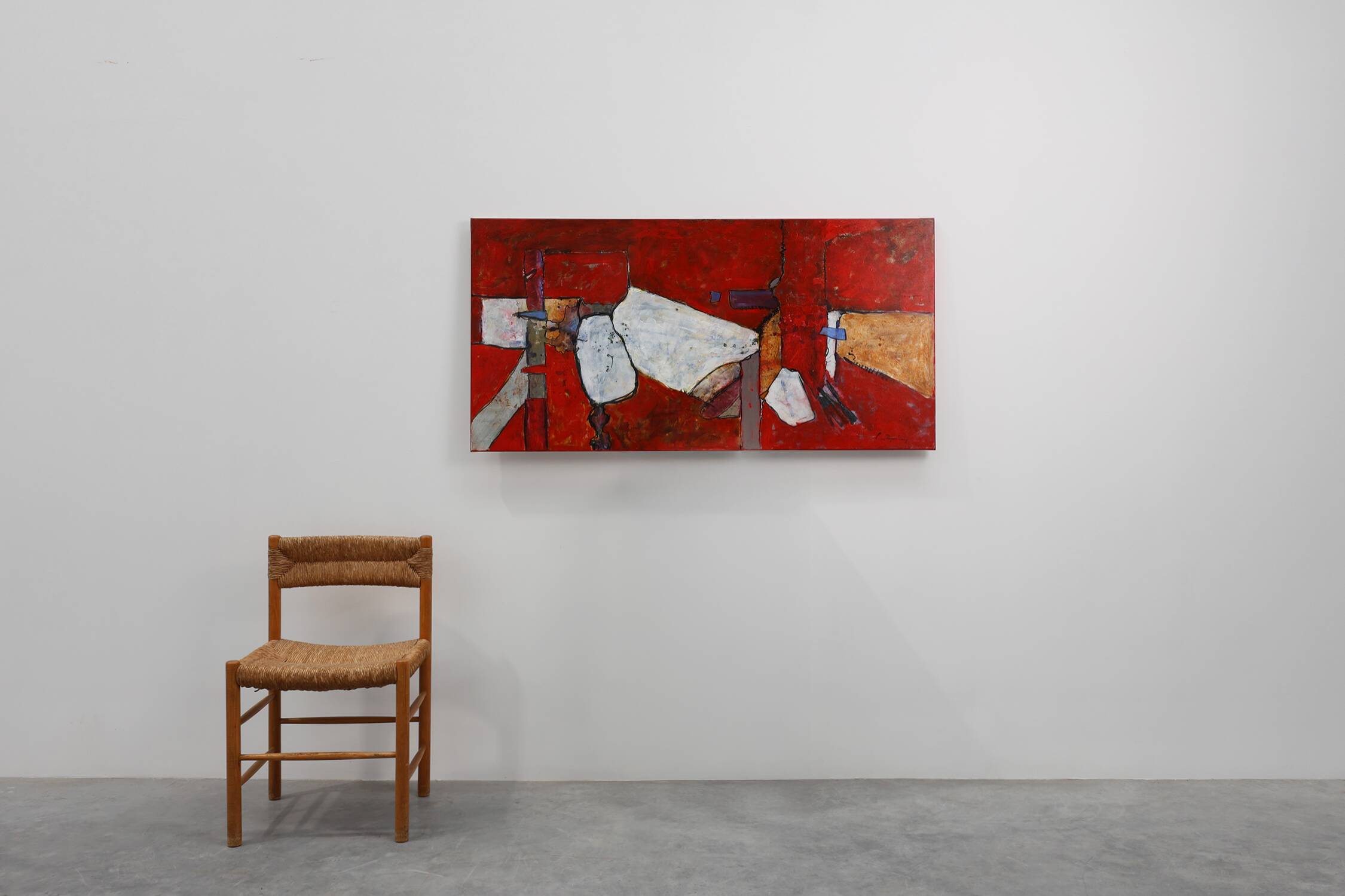 Abstract Painting by Roeland Peperkamp, 1990s, Oil on Canvas