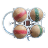 60s wooden boules game