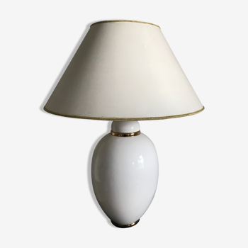 Lampe céramique blanche