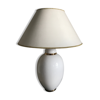 White ceramic lamp