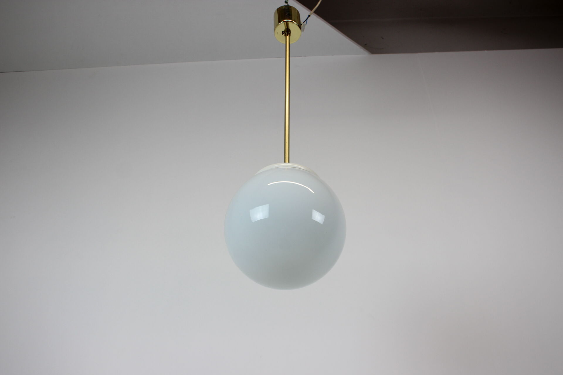 Mid-century glass pendant, 1970's