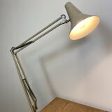 Vintage beige architect table lamp from fax, 1970s