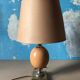 Lampe vintage boule et feuille