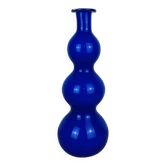 Scandinavian cobalt blue glass vase 40 cm