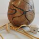 Ceramic table lamp, designed by Marie for Hjort ceramics Denmark (stamped at the bottom) 1970s