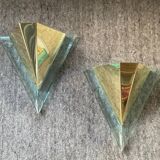 Pair of Hollywood Regency style wall lights