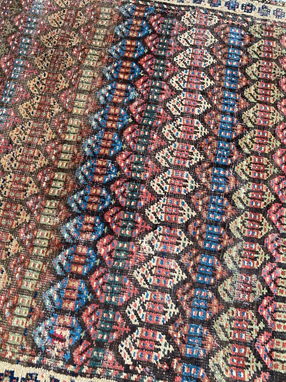 Bijar ancient Persian carpet 94x130 cm