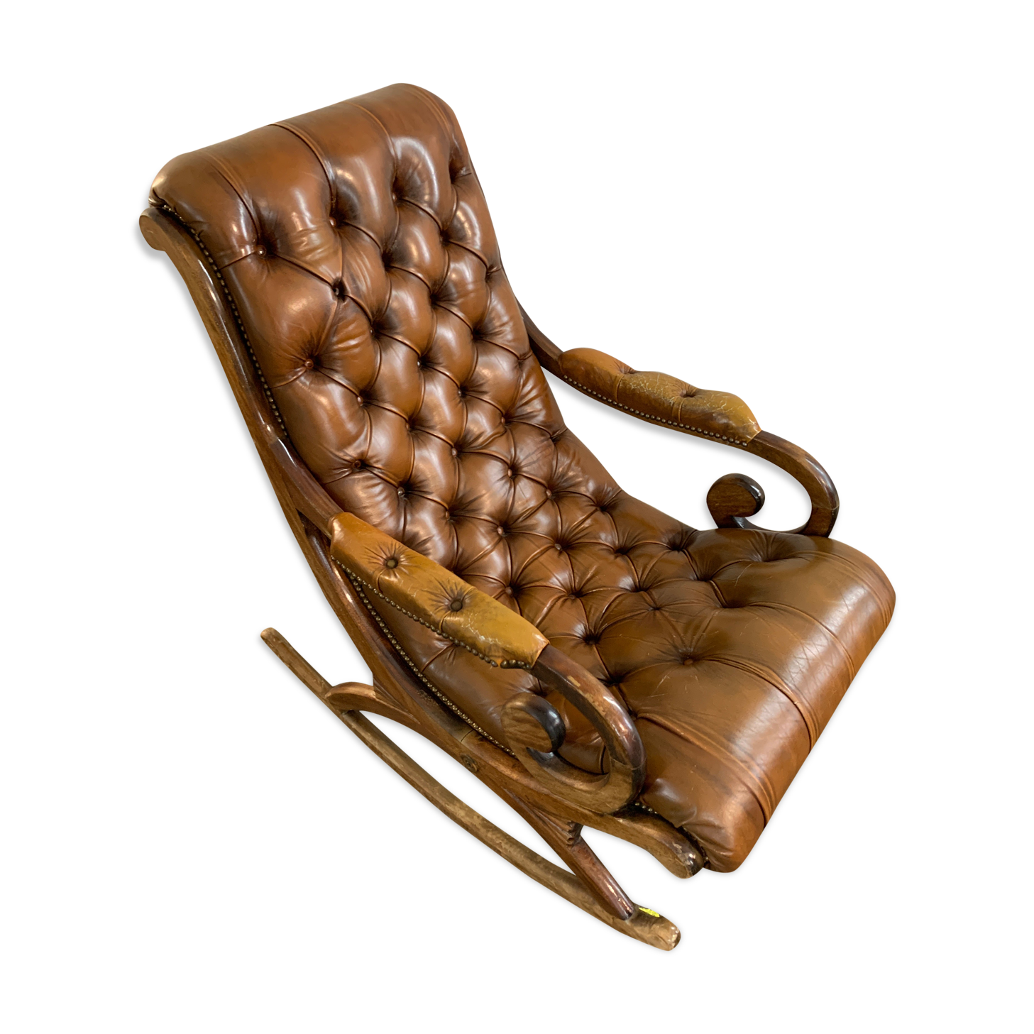 Rocking chair style chesterfield