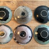 Service 6 vintage ceramic plates