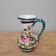 Italian ceramic vase with floral decoration