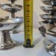18 low sorbet cups in stainless steel chrome