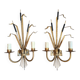 Reed wall lamps Circa 1950