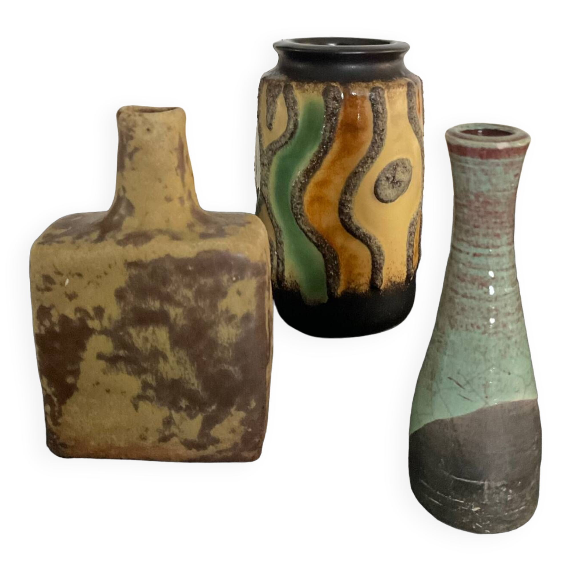 Trio de vases miniatures vintage