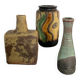 Trio de vases miniatures vintage