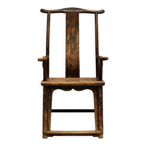 Chaise chinoise à dossier