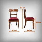 Set of 5 Mahogany Chairs, Victorian Period, England – Part 2